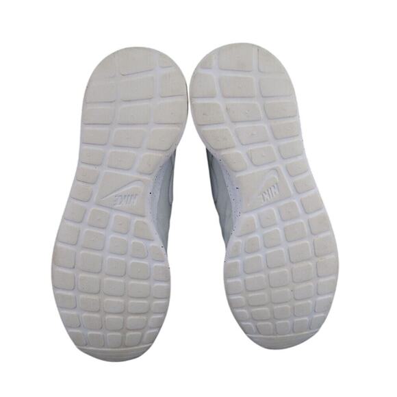 Nike Shoes Mens 13 Sneakers Roshe Tiempo VI Lifestyle Boot Triple White Leather - Picture 9 of 14